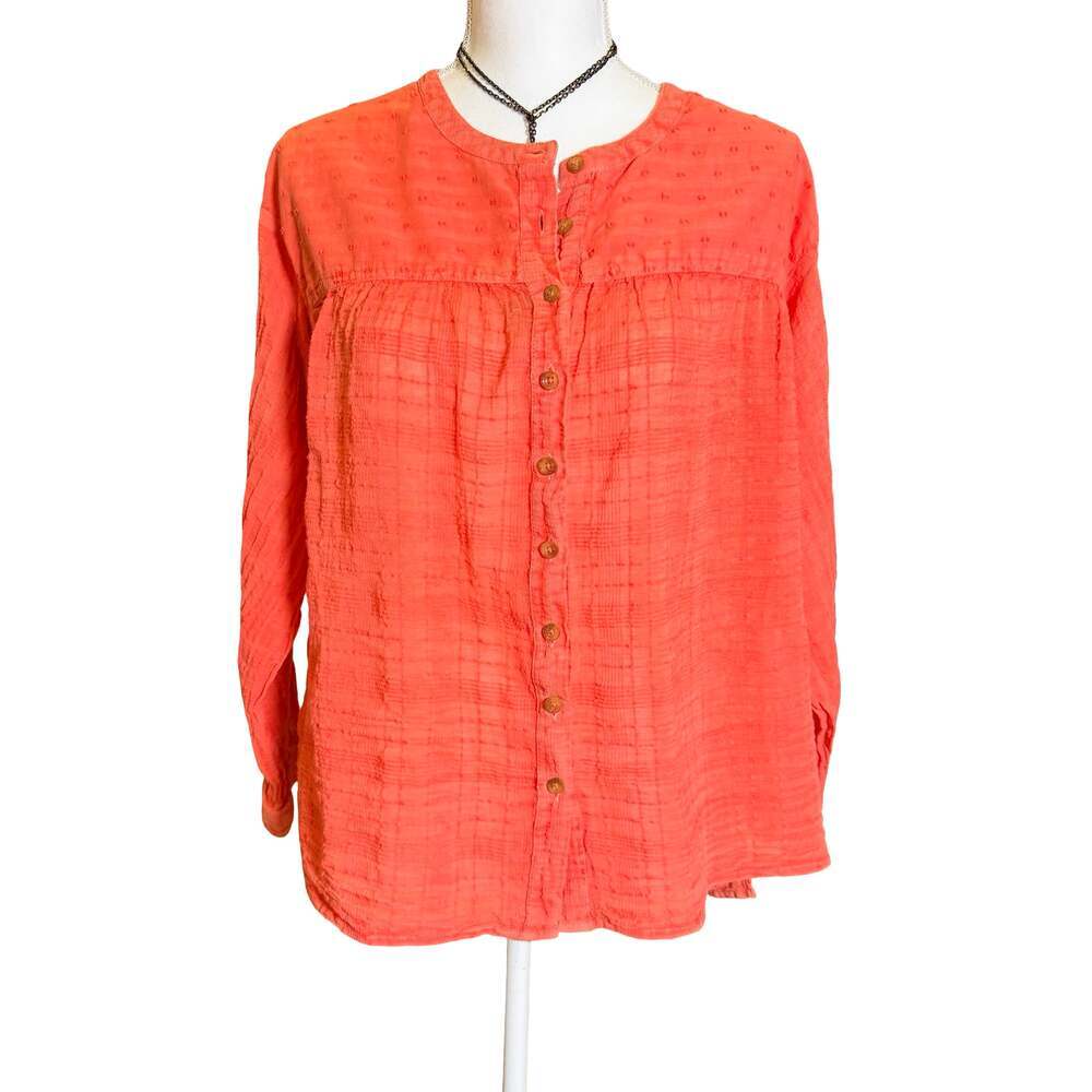 Pilcro and the Letterpress Anthropologie Button Down Shirt Small